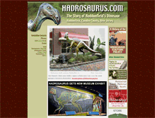 Tablet Screenshot of hadrosaurus.com